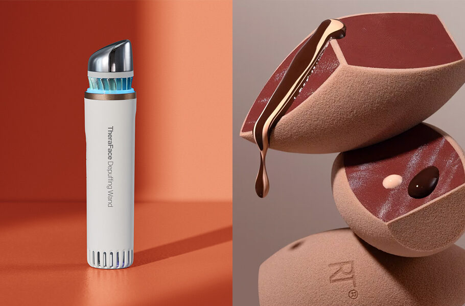 side by side images of beauty tools