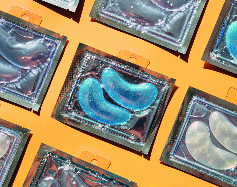 glitter under-eye patches