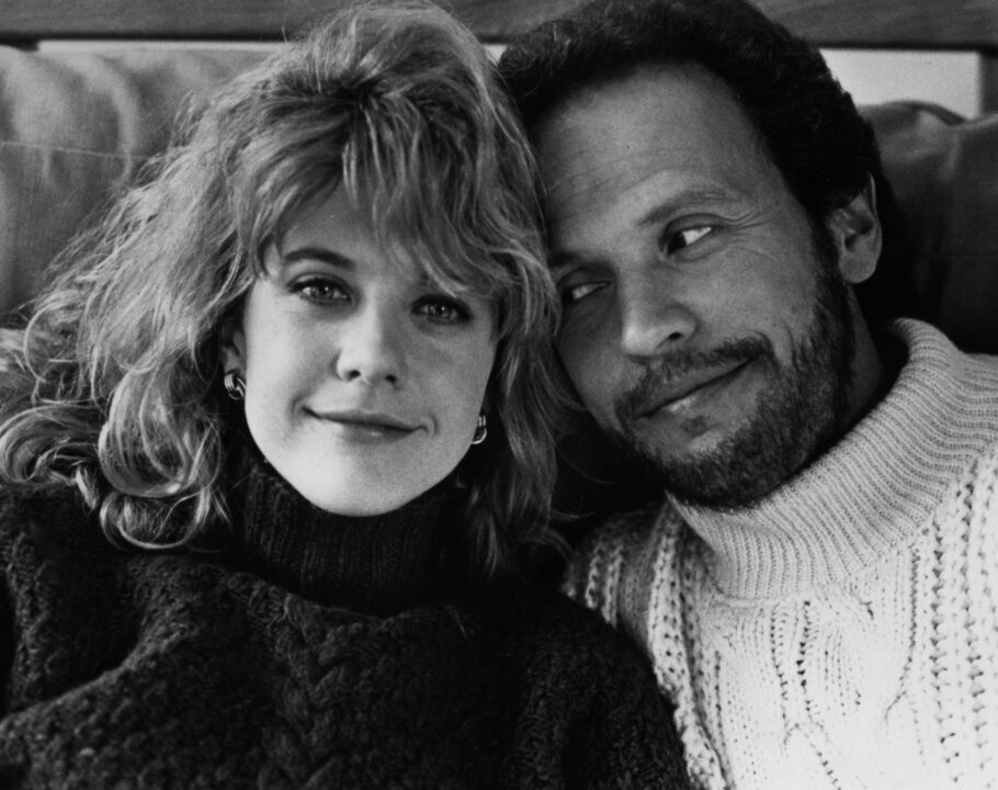 Meg Ryan and Billy Crystal pose for the movie "When Harry Met Sally" circa 1989.