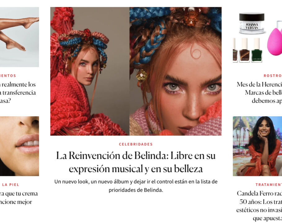 NewBeauty en Espanol site