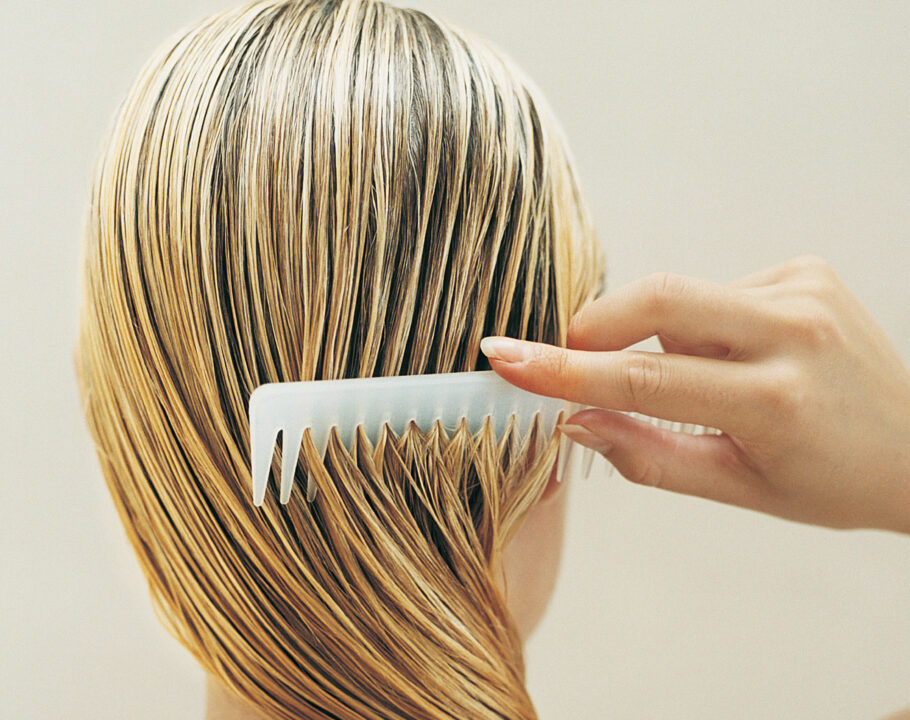 self-tanning in hair